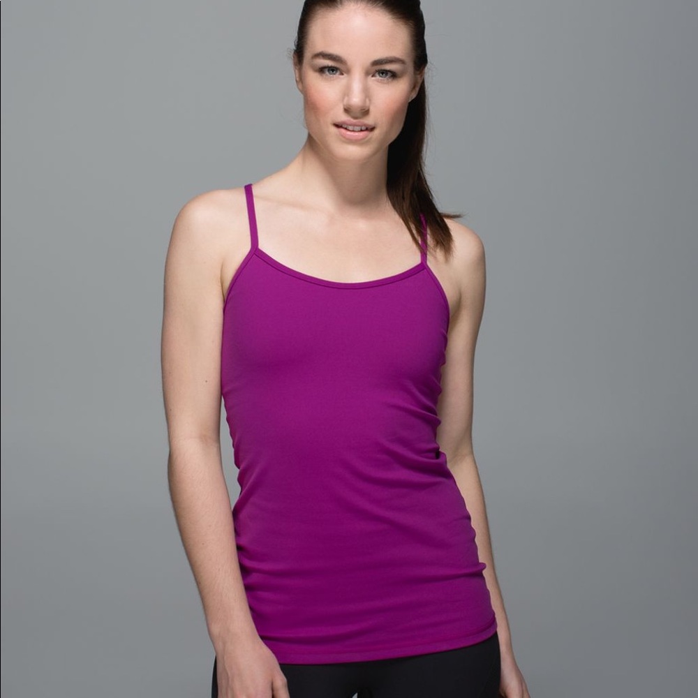 Aurora (magenta) lululemon Power Y tank